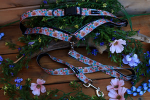 Hands Free Leash (4ft - Floral 1)