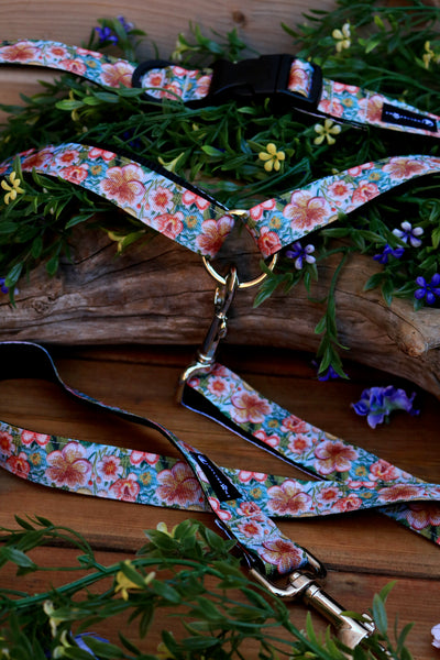 Hands Free Leash (4ft - Floral 1)