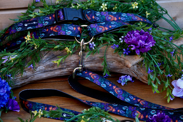 Hands Free Leash (4ft - Floral 2)