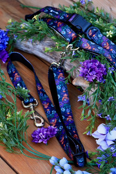 Hands Free Leash (4ft - Floral 2)